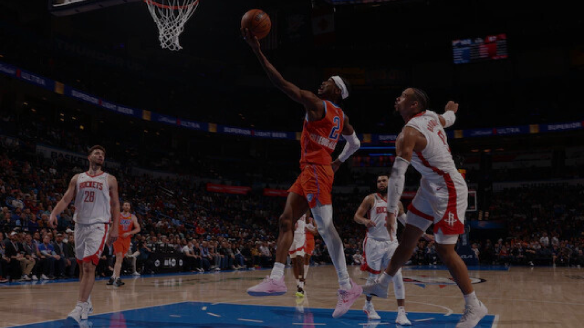 Basketball Action Shot